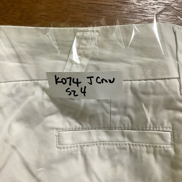 J Crew Chino Cream / Light Khaki Shorts Sz 4 Classic Twill City Fit - Picture 7 of 7